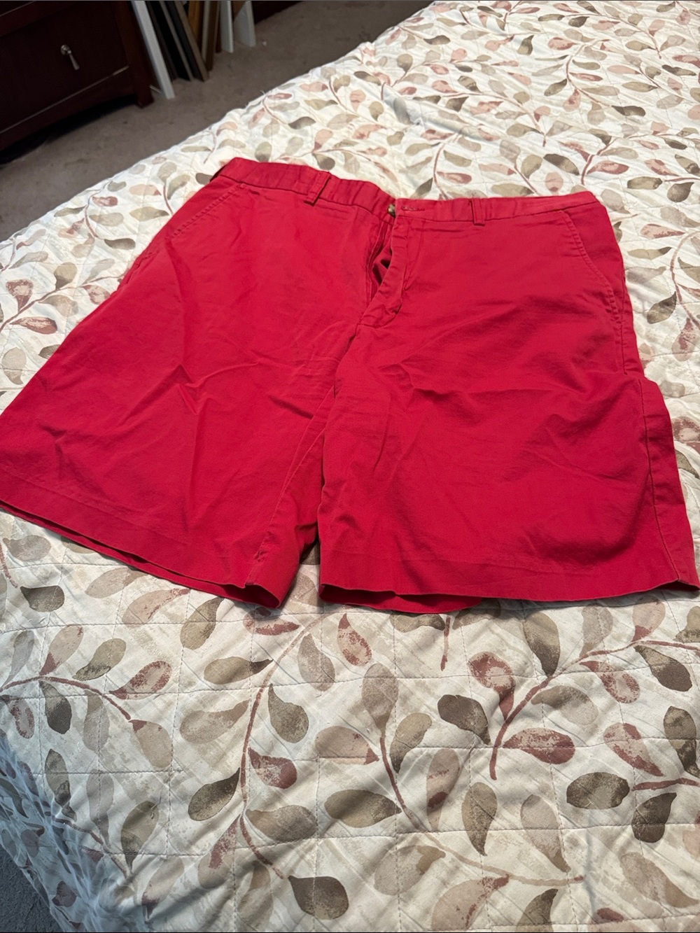 Alan Flusser Red Men’s Shorts